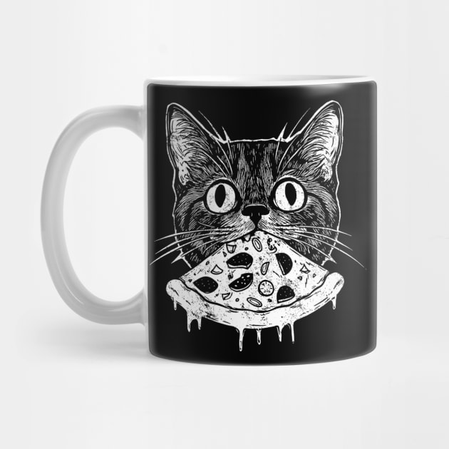 Pizza Cat Funny by Trippycollage